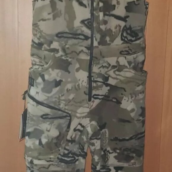 Men Under Armour Barren Camo Rut Bibs Windproof Microfleece Bib 1365614 … - Picture 12 of 15